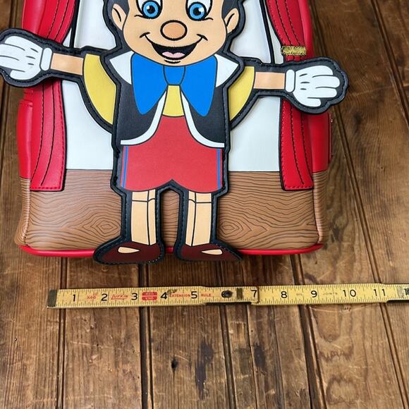 Loungefly Disney Pinocchio mini backpack moving arms new NWT